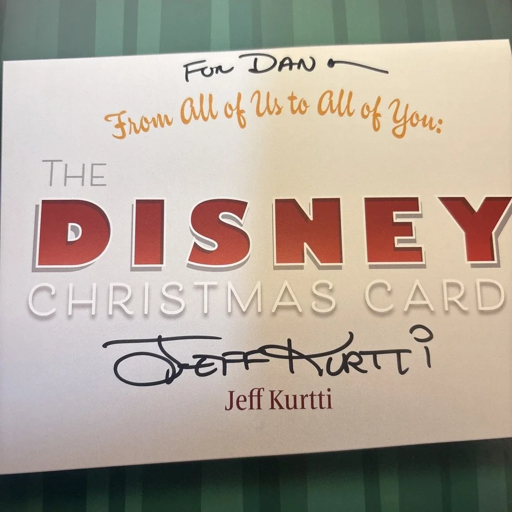 The Disney Christmas Card Book, 2018, Disney Fan Club 2018 All Cards In Book
